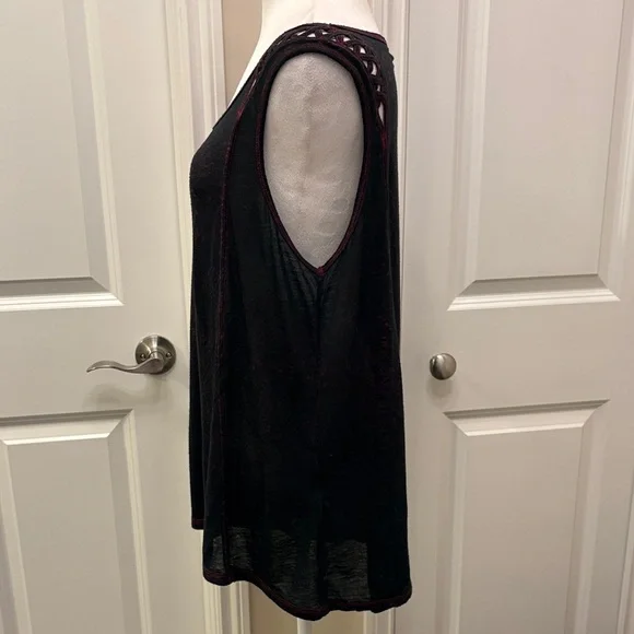 Harley-Davidson Woman's Black Tank Top XL Red Highlights - Picture 4 of 14